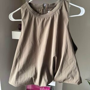 Zara Taupe Sleeveless Tank Top NEVER USED